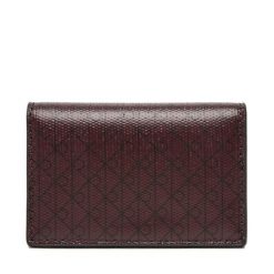 Mały Portfel Damski Calvin Klein. Czerwone portfele Calvin Klein, bez wzorów. Za 299.99 zł.