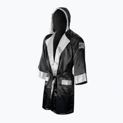Szlafrok bokserski Cleto Reyes Satin Boxing Hoodie. Czarne szlafroki CLETO REYES, l, bez wzorów, z materiału, bez ramiączek, bez kaptura. Za 699.99 zł.