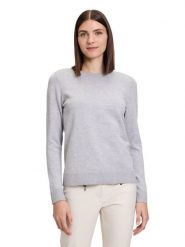 Betty Barclay Sweter w kolorze szarym rozmiar: 40. Szare swetry Betty Barclay, bez wzorów, ze splotem, bez ramiączek. Za 69.99 zł.