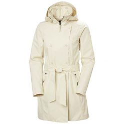 Płaszcz damski Helly Hansen Welsey II. Białe płaszcze Helly Hansen, na lato, xl, bez wzorów, z materiału, bez kaptura. Za 870.00 zł.