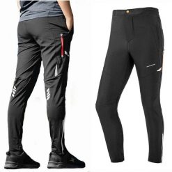 Spodnie rowerowe Rockbros. Czarne spodnie sportowe ROCKBROS, m, bez wzorów, rowerowe. Za 129.99 zł.