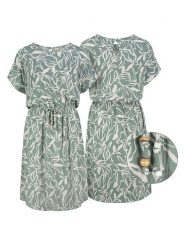 Eight2Nine Sukienka w kolorze zielonym rozmiar: XL. Zielone sukienki Eight2Nine, xl, bez wzorów, z bawełny, bez kołnierzyka, bez ramiączek, midi. Za 82.99 zł.