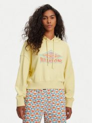 Billabong Bluza All Time EBJFT00146 Żółty Boxy Fit. Żółte bluzy Billabong, xl, bez wzorów, z bawełny, bez kaptura. Za 139.99 zł.