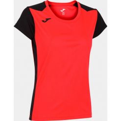 Koszulka do biegania damska Joma Record II. Czarne bluzki Joma, l, bez wzorów, sportowe, bez kołnierzyka, bez ramiączek. Za 108.99 zł.