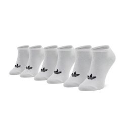 Skarpety krótkie adidas. Białe skarpety Adidas, bez wzorów. Za 49.99 zł.