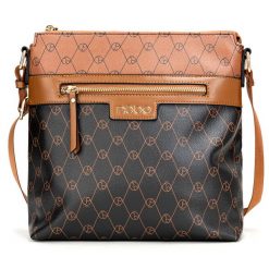 Torebka Nobo. Brązowe listonoszki Nobo, bez wzorów, bez dodatków. Za 109.99 zł.