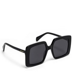 Okulary przeciwsłoneczne Nine West. Czarne okulary przeciwsłoneczne Nine West, bez wzorów. Za 149.99 zł.