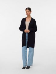 Vero Moda Kardigan w kolorze czarnym rozmiar: S. Czarne kardigany Vero Moda, s, bez wzorów. Za 96.14 zł.