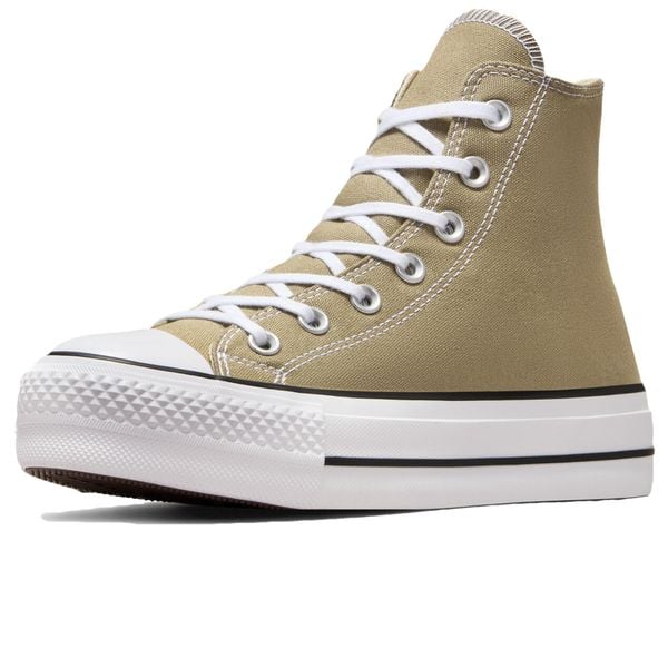 Buty Chuck Taylor All Star Lift Rozmiar 40 - A07571C Brązowy. Białe trampki Converse, bez wzorów, bez zapięcia. Za 400.50 zł.