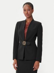 Rinascimento Marynarka CFC0126208003 Czarny Slim Fit. Czarne marynarki i żakiety Rinascimento, xl, bez wzorów, z syntetyku. Za 709.99 zł.