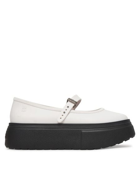 Melissa Baleriny Soft Ballerina Platform Ad 37858 Biały. Białe baleriny Melissa, bez wzorów, z tworzywa sztucznego, bez obcasa. Za 358.99 zł.