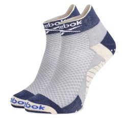 Skarpety krótkie Reebok. Niebieskie skarpety Reebok, bez wzorów. Za 44.99 zł.