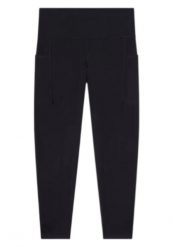 Legginsy damskie CHAMPION 7/8 z kieszenią na udzie, Quick Dry. Czarne legginsy Champion, xl, bez wzorów, z elastanu. Za 110.99 zł.