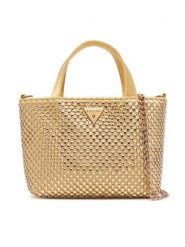 Guess Torebka Tasmin Mini HWRG99 31750 Złoty. Żółte torebki klasyczne Guess, z aplikacjami, z materiału, bez dodatków. Za 659.99 zł.