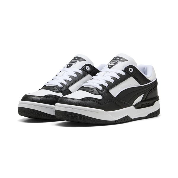 Sneakersy unisex Rebound Retro PUMA. Białe obuwie sportowe Puma, z syntetyku, bez zapięcia, do koszykówki. Za 359.00 zł.
