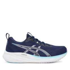 Buty do biegania Asics. Niebieskie obuwie sportowe Asics, bez zapięcia, do biegania. Za 489.99 zł.