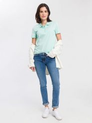 Cross Jeans Dżinsy - Slim fit - w kolorze niebieskim rozmiar: W27/L34. Niebieskie jeansy Cross Jeans, l, z aplikacjami. Za 88.02 zł.