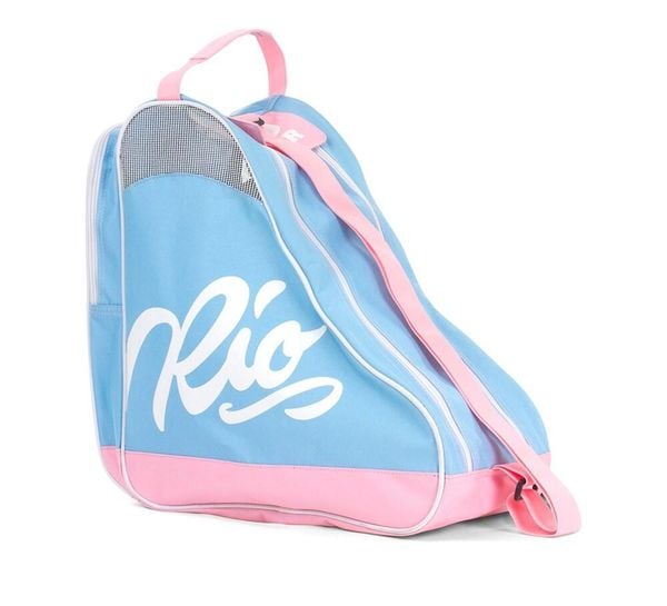 Odzież Rolki unisex Rio Roller Script Torba rolkarska - Blue/Pink. Czerwona torby na ramię RIO ROLLER, bez wzorów, z materiału, na ramię, bez dodatków. Za 119.99 zł.