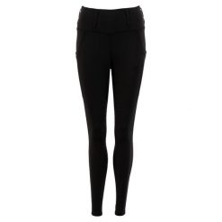 Legginsy jeździeckie z pełnym silikonem dla kobiet BR Equitation CLX. Czarne legginsy BR, bez wzorów, z elastanu. Za 383.00 zł.