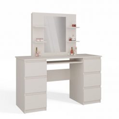 Toaletka Kosmetyczna Z Lustrem Do Makijażu Zestaw MARINA 4P + KUBA Biurko KASZMIR. Zestawy Top E Shop. Za 726.00 zł.