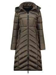 Geographical Norway Płaszcz pikowany "Blanche" w kolorze khaki rozmiar: XL. Brązowe płaszcze Geographical Norway, xl, bez wzorów, bez kaptura. Za 218.57 zł.