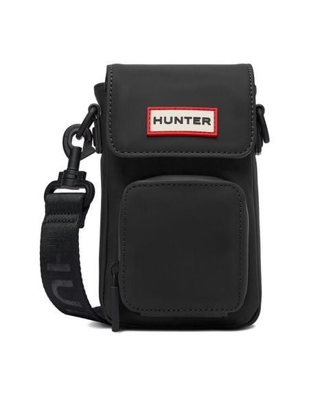 Hunter Torebka C-HTR-B-015-08 Czarny. Czarne listonoszki Hunter, bez wzorów, z syntetyku, bez dodatków. Za 99.99 zł.