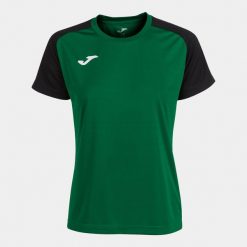 Koszulka do piłki nożnej damska Joma Academy IV. Czarne bluzki Joma, xl, bez wzorów, z poliesteru, sportowe, bez kołnierzyka, bez ramiączek. Za 88.45 zł.