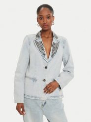 One Teaspoon Marynarka 26469 Niebieski Relaxed Fit. Niebieskie marynarki i żakiety One Teaspoon, s, bez wzorów, z bawełny. Za 639.99 zł.