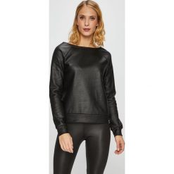 Only Play - Bluza. Czarne bluzy Only Play, l, bez wzorów, z bawełny, bez kaptura. W wyprzedaży za 89.90 zł.