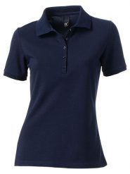 Heine Koszulka polo w kolorze granatowym rozmiar: 38. Niebieskie koszulki polo Heine, bez wzorów, bez kołnierzyka, bez ramiączek. Za 48.39 zł.