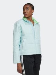 Adidas Kurtka przejściowa HK5255 Błękitny Regular Fit. Niebieskie kurtki Adidas, bez wzorów, z syntetyku, bez kaptura. Za 129.99 zł.