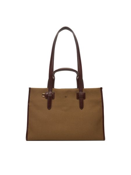 Weekend Max Mara Torebka 2525516044650 Brązowy. Brązowe torebki klasyczne Weekend Max Mara, bez wzorów, z materiału, bez dodatków. Za 1,549.00 zł.