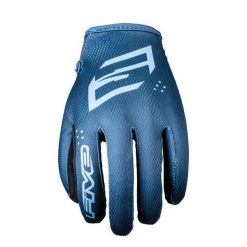Rękawiczki XR-RIDE - NIEBIESKIE - M/9. Niebieskie rękawiczki FIVE GLOVES, bez wzorów, ze skóry, sportowe. Za 87.00 zł.