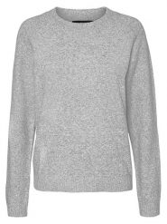 Vero Moda Sweter w kolorze szarym rozmiar: XL. Szare swetry Vero Moda, xl, bez wzorów, bez ramiączek. Za 70.41 zł.