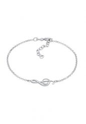 Elli Damski klucz wiolinowy Trend w srebrze próby 925 Sterling Silver Bransoletki 1 ct. Szare bransoletki Elli, srebrne. Za 143.99 zł.