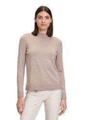 Betty Barclay Sweter w kolorze szarobrązowym rozmiar: 44. Brązowe swetry Betty Barclay, bez wzorów, bez ramiączek. Za 74.81 zł.