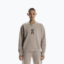 Bluza damska On Club. Brązowe bluzy sportowe On, l, bez wzorów, z bawełny, bez kaptura. Za 542.10 zł.