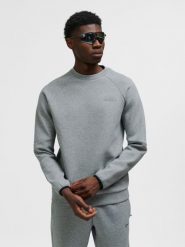 Bluza z okrągłym dekoltem Hummel Tech Fleece Regular. Szare bluzy Hummel, na jesień, m, bez wzorów, z bawełny, bez kaptura. Za 271.75 zł.