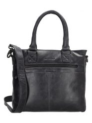 Micmacbags Skórzana torebka w kolorze antracytowym - 28 x 33,5 x 9 cm rozmiar: onesize. Czarne torby na ramię Micmacbags, bez wzorów, z materiału, na ramię, bez dodatków. Za 404.99 zł.