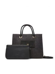 Elisabetta Franchi Torebka BS-83A-52E2-V390 Czarny. Czarne torebki klasyczne Elisabetta Franchi, bez wzorów, z tworzywa sztucznego, bez dodatków. Za 1,179.00 zł.