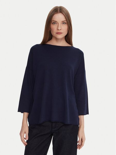 Kontatto Sweter 3M0801C Granatowy Regular Fit. Niebieskie swetry Kontatto, m, bez wzorów, z syntetyku, bez ramiączek. Za 269.99 zł.