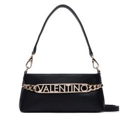 Torebka Valentino. Czarne listonoszki Valentino, bez wzorów, bez dodatków. Za 569.99 zł.
