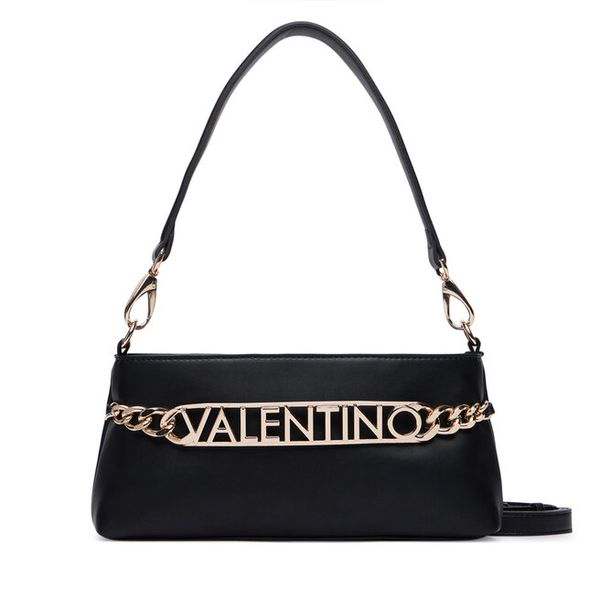 Torebka Valentino. Czarne listonoszki Valentino, bez wzorów, bez dodatków. Za 569.99 zł.