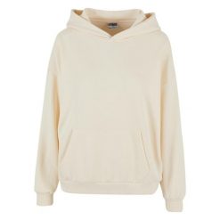 Damska bluza oversize z kapturem Urban Classics Light Terry. Białe bluzy Urban Classics, bez wzorów, z kapturem. Za 126.00 zł.