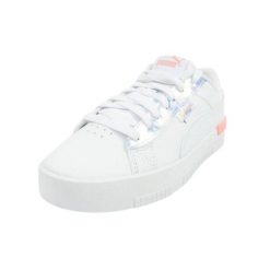 Damskie Buty Sportowe Jada Ze Skóry Ekologicznej. Białe obuwie sportowe Puma, ze skóry ekologicznej, trekkingowe. Za 233.99 zł.