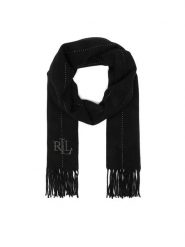 LAUREN RALPH LAUREN Szalik 454P04453006 Czarny. Czarne rękawiczki Lauren Ralph Lauren, bez wzorów. Za 519.99 zł.