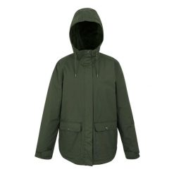 Kurtka turystyczna damska Regatta Broadia parka przeciwdeszczowa. Brązowe kurtki sportowe Regatta, na zimę, sportowe, bez kaptura. W wyprzedaży za 299.99 zł.