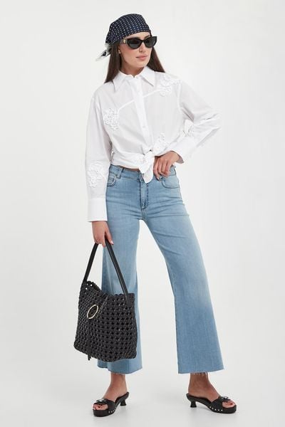 Jeansy damskie Wlcrop MARELLA. Jeansy Marella, bez wzorów. W wyprzedaży za 679.20 zł.