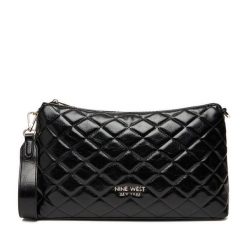 Torebka Nine West. Czarne listonoszki Nine West, bez wzorów, bez dodatków. Za 179.99 zł.