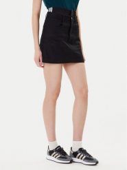 Adidas Spódnica jeansowa Firebird Utility JX7593 Czarny Regular Fit. Czarne spódnice Adidas, bez wzorów, z bawełny. Za 299.99 zł.